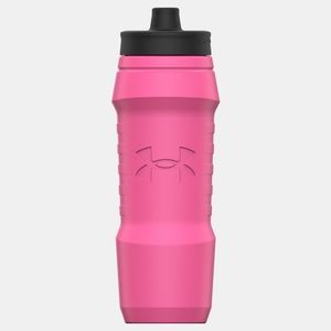 Under Armour Water Bottle 32 oz UA Velocity Squeeze Pink and Black NEW‎